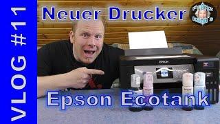 VLOG #11 - Nie mehr Tintenpatronen kaufen - Mein neuer Drucker - Epson Ecotank