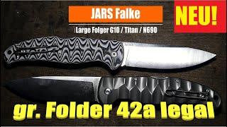 Fetter Folder I Jars Falke I Titan & G10 I für Outdoor EDC und Jagd I Hammergeil