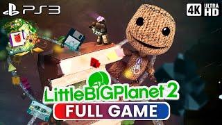 LITTLE BIG PLANET 2  Full Game PS3 Gameplay 4K UHD