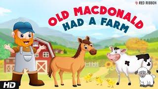 Old MacDonald Had A Farm  English Nursery Rhyme  Popular Rhyme for Children  Song for Kids