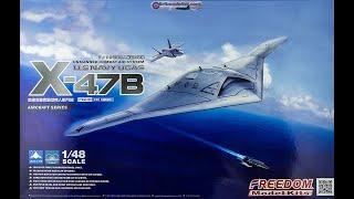 Whats in the Box - Freedom Model Kits X-47B UCAS Drone