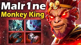 Малрин на МК не Оставил Шансов Противникам - Malr1ne Monkey King 7.37 ДОТА 2