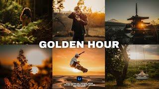 How To Edit Golden Hour Photography  Golden Hour Preset  Sunset Preset  Lightroom Free Presets