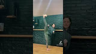 How High can you kick?  #shorts #frontkick #sidekick #martialarts #girlswhokick