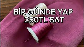 BİR GÜNDE YAP 250TL SATKOLAY GÖSTERİŞLİ ÇITI PITI SIRALI İĞNE OYASI MODELİ