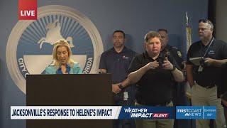 Jacksonville mayor discusses Hurricane Helene recovery efforts