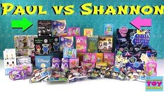 Paul vs Shannon Dice Game Challenge  Disney Funko Shopkins MLP  PSToyReviews