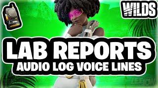 Fortnite Lab Report Doctor Slone Audio Log Voice lines Part 2 CH4-S3 v25.10