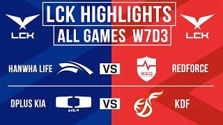 LCK Highlights ALL GAMES Week 7 Day 3  LCK Summer Split 2024