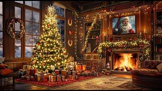 Top Christmas Songs of All Time  Merry Christmas 2025  3 Hours of Christmas Songs with Fireplace