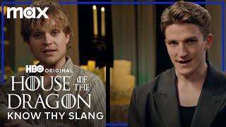 Ewan Mitchell & Tom Glynn-Carney Teach British Slang  House of the Dragon  Max