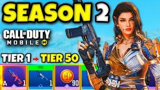 *NEW* MAXED OUT SEASON 2 BATTLE PASS in COD MOBILE 