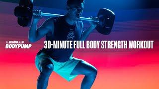 30-Minute At-Home Strength Training Workout  BODYPUMP  LES MILLS X REEBOK NANO SERIES