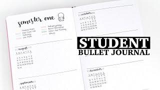 bullet journal for students  minimalist and functional bullet journal setup for school