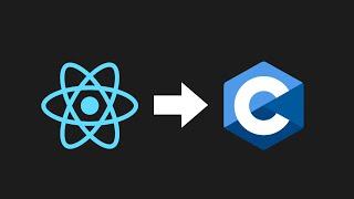 You dont need React if you have C - Native UI is the Future