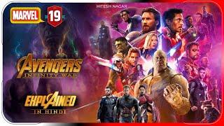 Avengers Infinity War 2018 Explained in Hindi  Disney+ Hotstar Movies हिंदी उर्दू  Hitesh Nagar