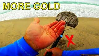 Finding Gold On The Beach Metal Detecting Treasure Hunting On The Beach.