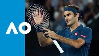 Roger Federer v Taylor Fritz match highlights 3R  Australian Open 2019