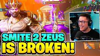 SMITE 2 FIRST GAMEPLAY ZEUS IS BROKEN