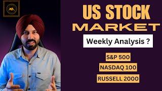 US Stock Market Weekly Analysis 4-Aug-2024 - S&P500 NASDAQ100 and Russell2000