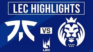 FNC vs MDK Highlights ALL GAMES  LEC 2024 Season Finals  Fnatic vs Mad Lions KOI