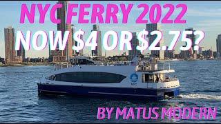 New York City Ferry - New $4 Price?