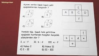 4.sınıf küpün açılımı ve sorular  @Bulbulogretmen  #4sınıf #geometri #keşfet #matematik #school