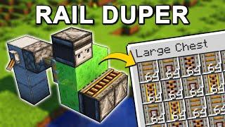 Rail Duplicator Farm in Minecraft 1.21 Tutorial