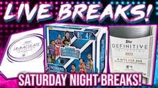 SATURDAY NIGHT BREAKS  Immaculate WWE + Contenders NBA + Definitive MLB & More RGL #2991-2999