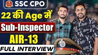 SSC CPO Topper All India Rank- 13 Naman Mudgal  Strategy SSC CPO Exam  Gagan Pratap Sir #ssc #cpo