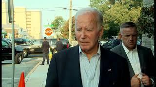 Raw Video Protesters interrupt President Joe Biden speaking about bodies found in Gaza