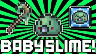 Terraria 1.2 How to get the Slime Staff Baby Slime Summoning Item @demizegg