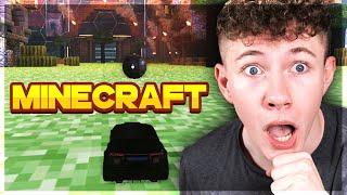 *NEU* MINECRAFT MAP in ROCKET LEAGUE   Rocket League 1vs1 deutsch