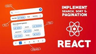 Implement Search Sort Filter and Pagination in React JS with MERN Project  Node JS  MongoDB