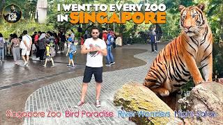 Singapore Zoo Tour + River Wonders Bird Paradise & Night Safari  2024