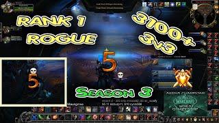 ASSASSIN Rogue ARENA 3100+  Rank 1 Season 3 Pikaboo