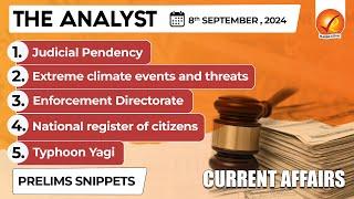 UPSC Current Affairs  8 SEP 2024  Newspaper Analysis Today  The Analyst Vajiram And Ravi