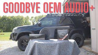 Goodbye OEM Audio+  5th Gen Toyota 4Runner Skar Audio Upgrade