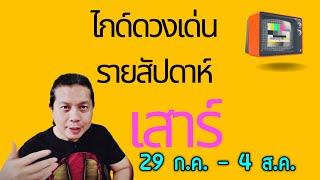 เกิดวันเสาร์  ไกด์ดวงเด่นรายสัปดาห์ 29 ก.ค. - 4 ส.ค.เรื่องเด่นที่สุดในตอนนี้by ณัฐ นรรัตน์