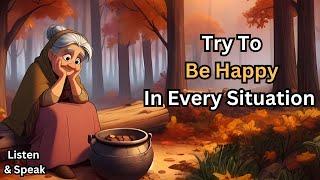 be happy learn english through story improve English speaking skills everyday learn English