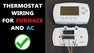 Basic Thermostat Wiring - How to Wire HVAC Thermostat