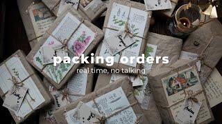 a slow process pack orders with me - one hour asmr no mid-roll ads