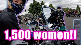 The worlds BIGGEST biker GIRL meet up