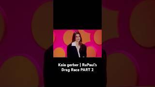 Kaia Gerber as a guest judge on the RuPaul’s drag race season 16 episode 9 part 2