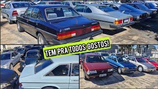 VÍDEO ÉPICO com 40 CARROS ANTIGOS A VENDA ANOS 80 E 90