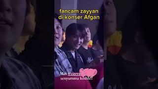 Zayyan berada di konser Afgan ditemani staff OCJ.. 🫰🫶️