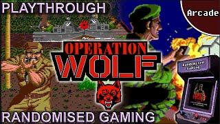 Operation Wolf - Arcade - Intro Attract & Playthrough of 2 loops Epilepsy Warning Heavy Flashing