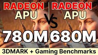 780M GPU benchmark VS  680M GTX 1650M VS VEGA 7 VS GEFORCE MX 450 R9 7940HS IGPU gaming test- 3Dmark