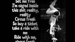 Myah - Circus FreakLyrics on screen