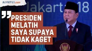 FULL Pidato Prabowo Ungkap Jokowi Latih Dirinya Sebelum Dilantik Jadi Presiden